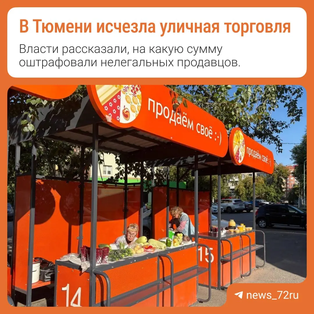 Администрация Тюмени совместно с правоохранителями и миграционной службой вывела почти всех нелегальных торговцев из центральной части города: изъята продукция, составлены протоколы на общую сумму 1,15 млн рублей, организованы охрана и патрулирование.