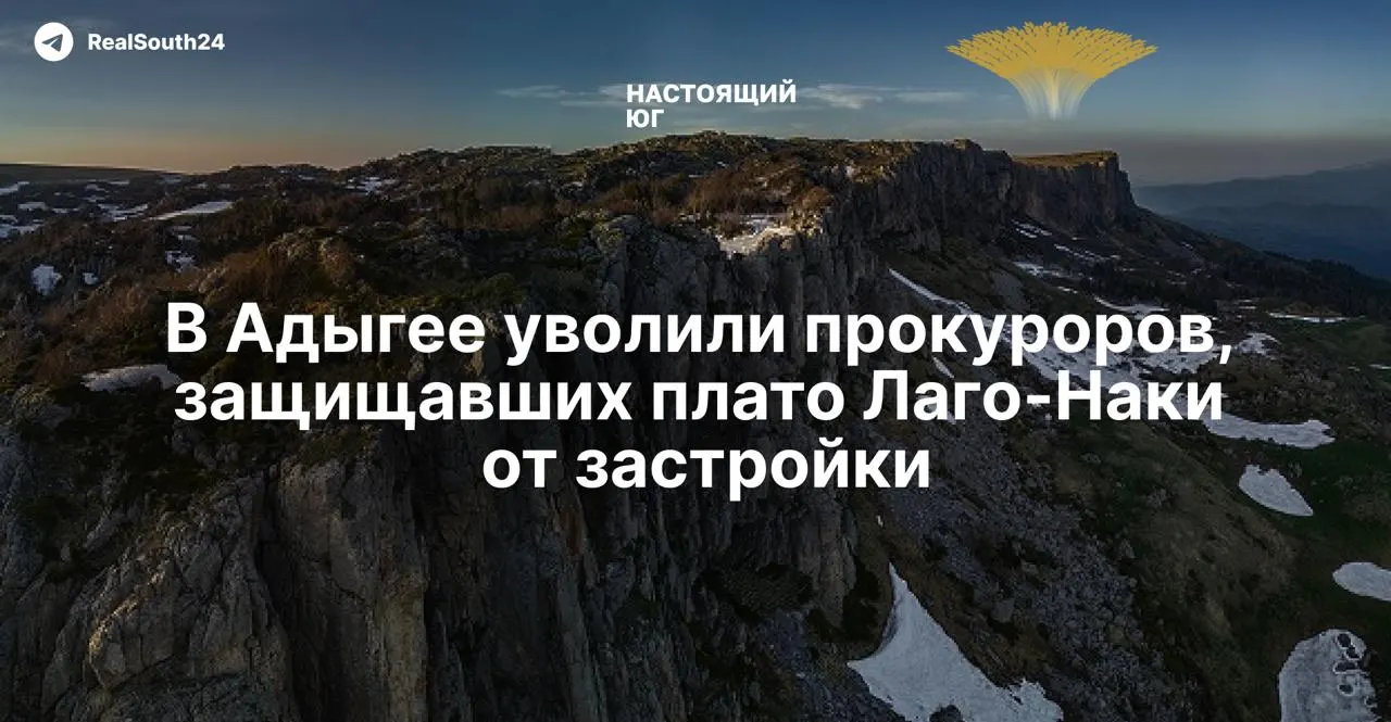 Троих сотрудников прокуратуры уволили «с утратой доверия» после успешных исков против строительства на заповедных землях. Власти одобрили мировое соглашение, позволяющее вести стройку параллельно с экологическими и геологическими изысканиями.