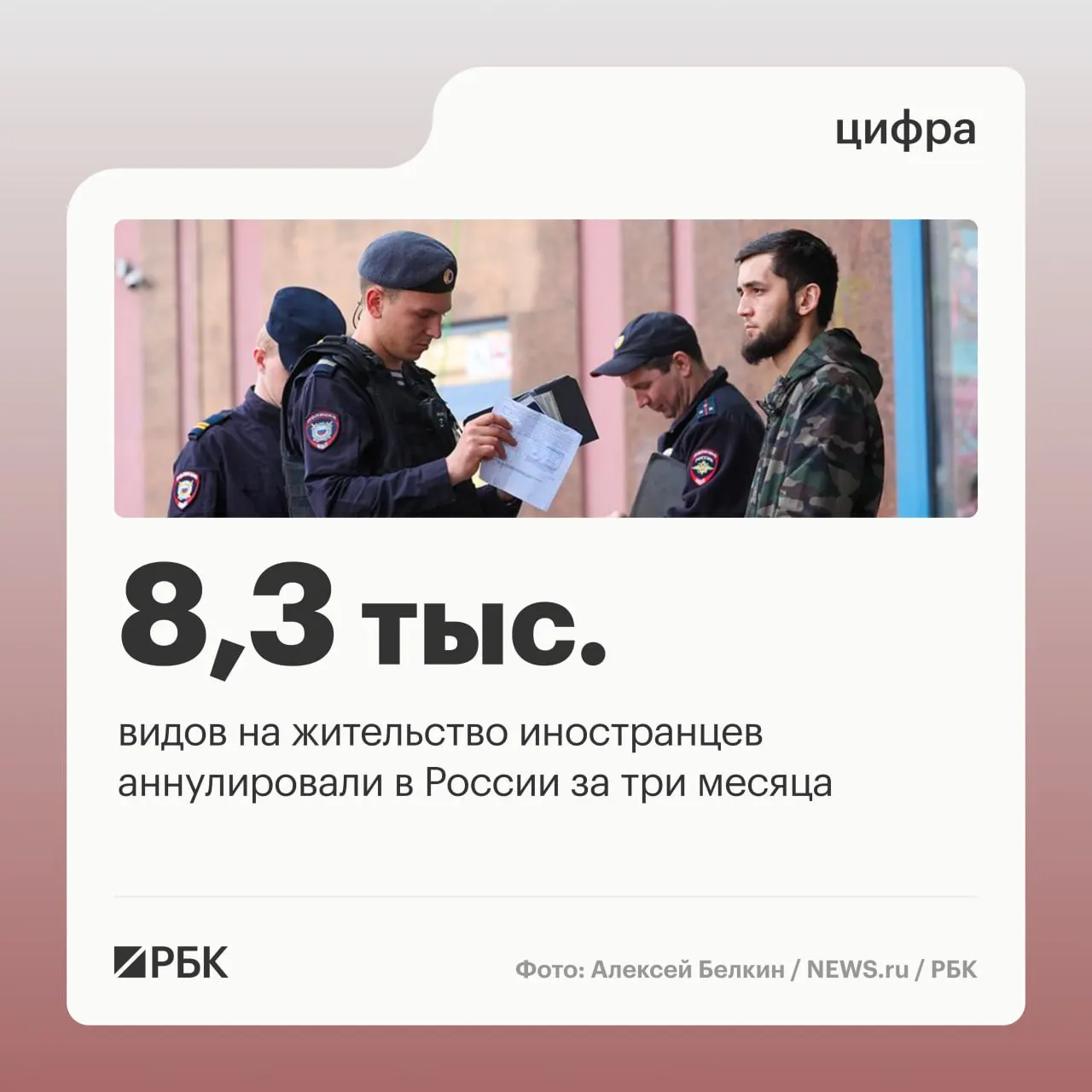 Совет Безопасности сообщает о росте аннулирований ВНЖ на 90% по сравнению с первым кварталом 2025 года; также приведены данные по РВП, числу въехавших иностранцев и общей численности иностранного населения в стране.