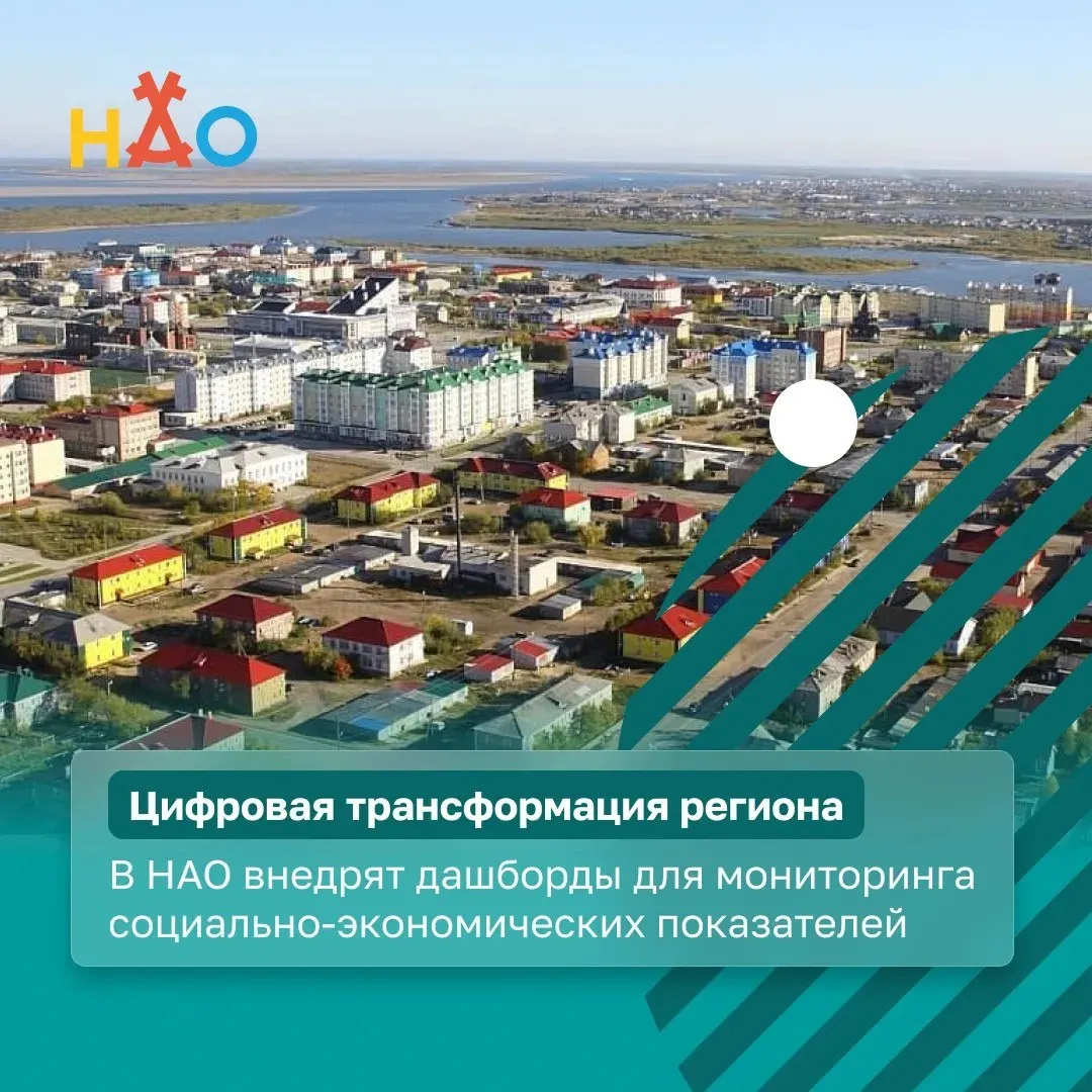 В Ненецком автономном округе готовят региональные дашборды, которые будут показывать уровень доходов, безработицу, наполняемость бюджета, доступность медицинской помощи и эффективность ведомств. Проект финансируется из регионального бюджета, но регион сохраняет системные экономические и социально-экологические проблемы.