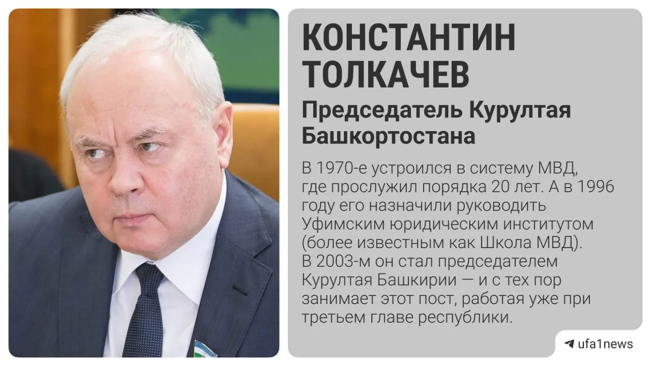 Глава региона Радий Хабиров на оперативном совещании сообщил о смерти Константина Толкачева.