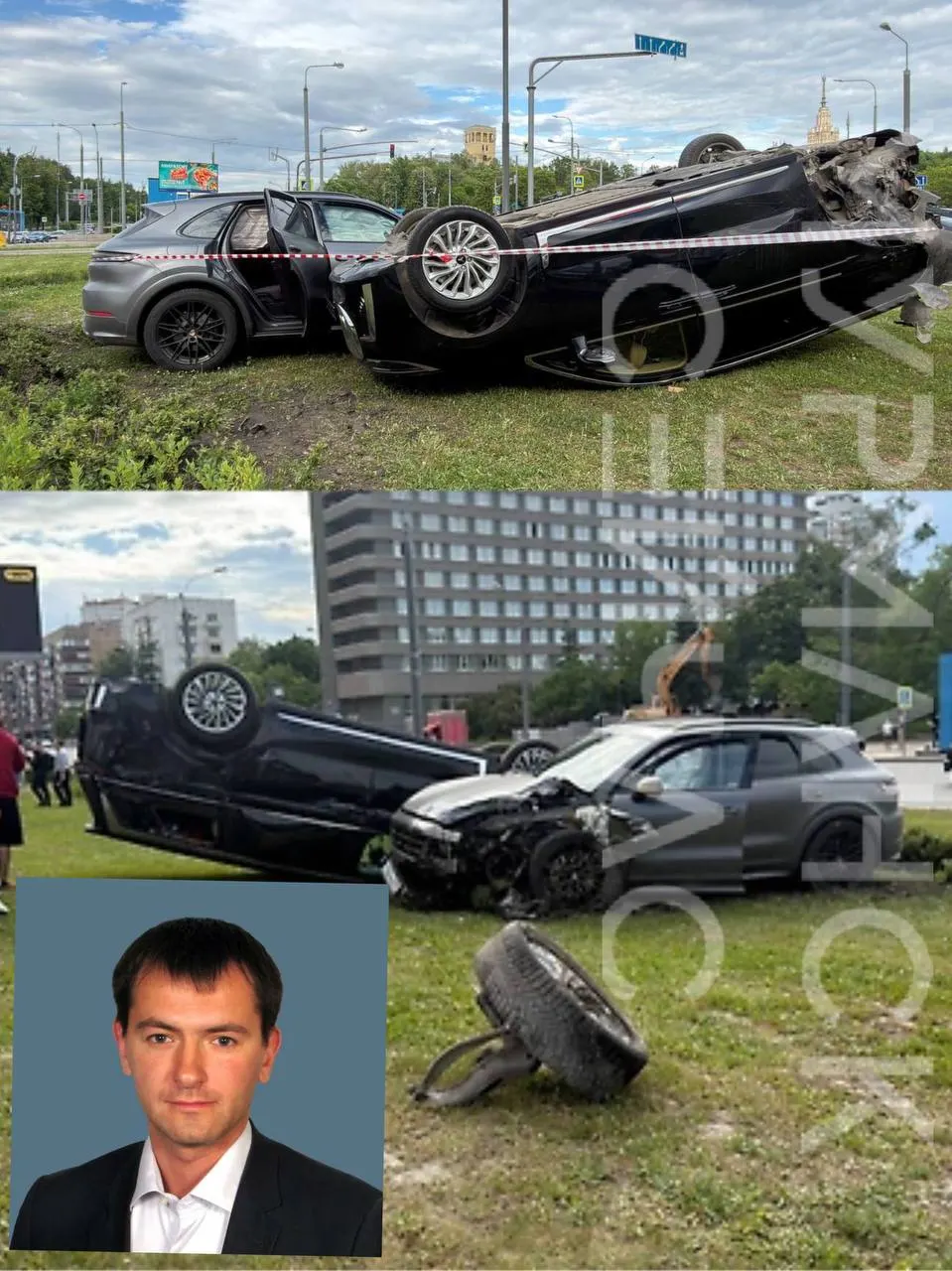 На пересечении Мичуринского и Ломоносовского проспектов в Москве произошло серьёзное ДТП: в машину бывшего футболиста въехал водитель из Мурманска, который отказался от медосвидетельствования.