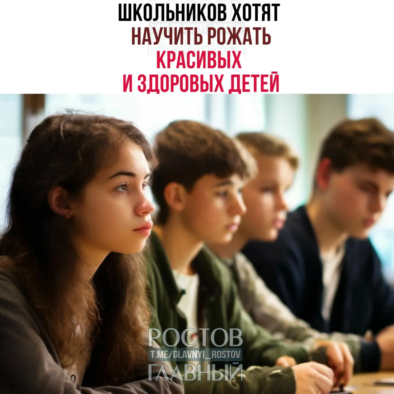 На заседании Заксобрания Петербурга высказали инициативу: в детсадах и школах не учить предотвращению беременности, а объяснять, как родить здорового и «красивого» ребёнка; также прозвучал призыв, чтобы каждая девочка хотела выйти замуж и родить много детей.