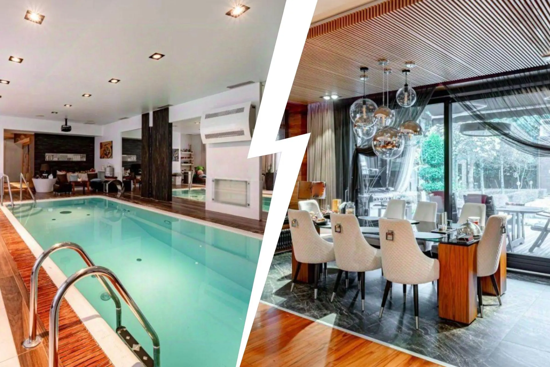 Особняк, оформленный в японском стиле и названный Villa Paulina, выставлен за 499 млн рублей. С учётом всех пристроек площадь — 1 250 м²: восемь комнат, мансарда, цокольный этаж, сауна и парковка на два автомобиля.