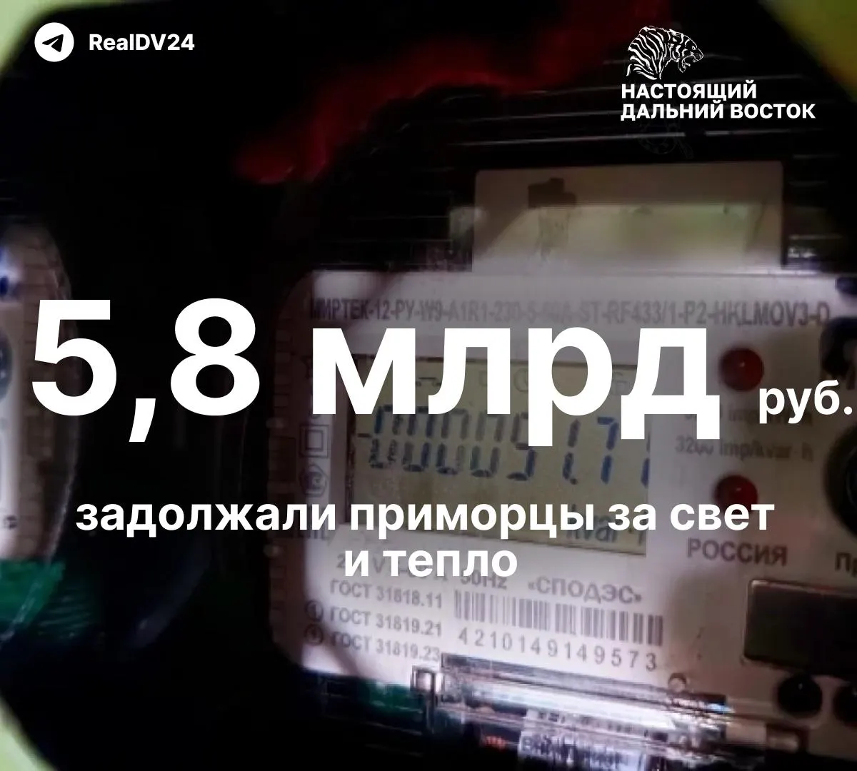 В Приморском крае из‑за задолженностей свыше 5,8 млрд рублей энергетики начали массовые отключения электроэнергии и горячей воды; около 13 тысяч абонентов получили уведомления с требованием погасить долги в течение 20 дней.