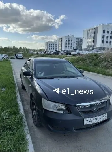Жители района встревожены фотографией: в припаркованной легковушке заметили запертую собаку. Соседи предполагают, что питомца переселили в машину из‑за появления в семье ребёнка и просят принять меры.