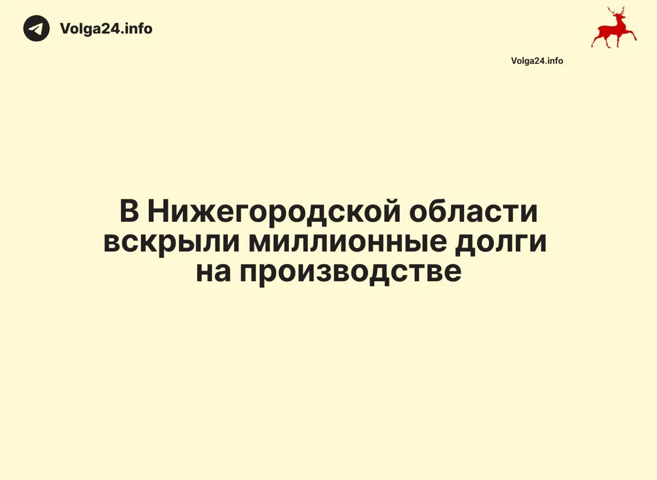 В Вачском округе прокуратура обнаружила невыплату зарплат 77 работникам двух предприятий на протяжении полугода; возбуждено уголовное дело, работодателю уже выплатили около 4 млн рублей.