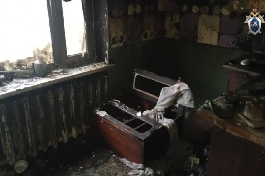По версии следствия, из‑за неисправной электропроводки и соединённых между собой удлинителей в квартире произошёл пожар, в результате которого погиб 8‑летний ребёнок; уголовное дело направлено в суд.