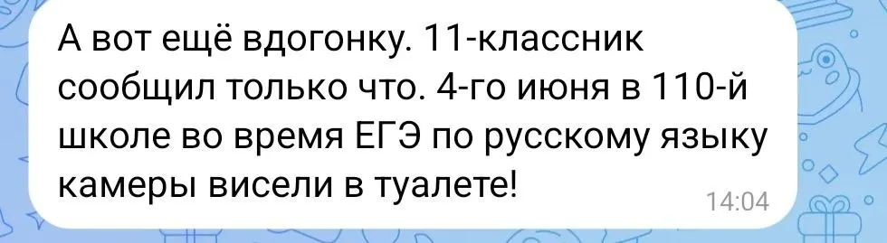 Родители в Самаре жалуются на строгие условия проведения ЕГЭ в школьных помещениях: по их словам, постоянный контроль вызывает сильный стресс у детей и приводит к снижению результатов.