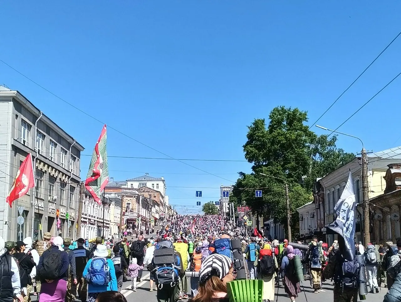 В Кирове стартовал Великорецкий крестный ход — паломники отправились в путь.