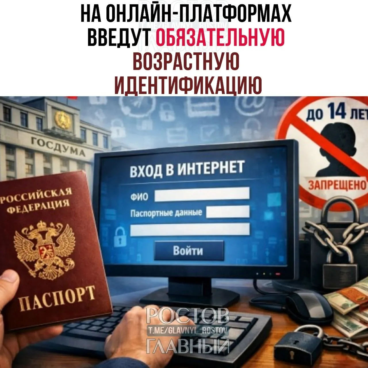 В Минцифры заявили о планах встроить в платформы механизмы обязательной возрастной идентификации пользователей. По мнению ведомства, многие страны уже идут по пути жёстких ограничений, отметил глава министерства.