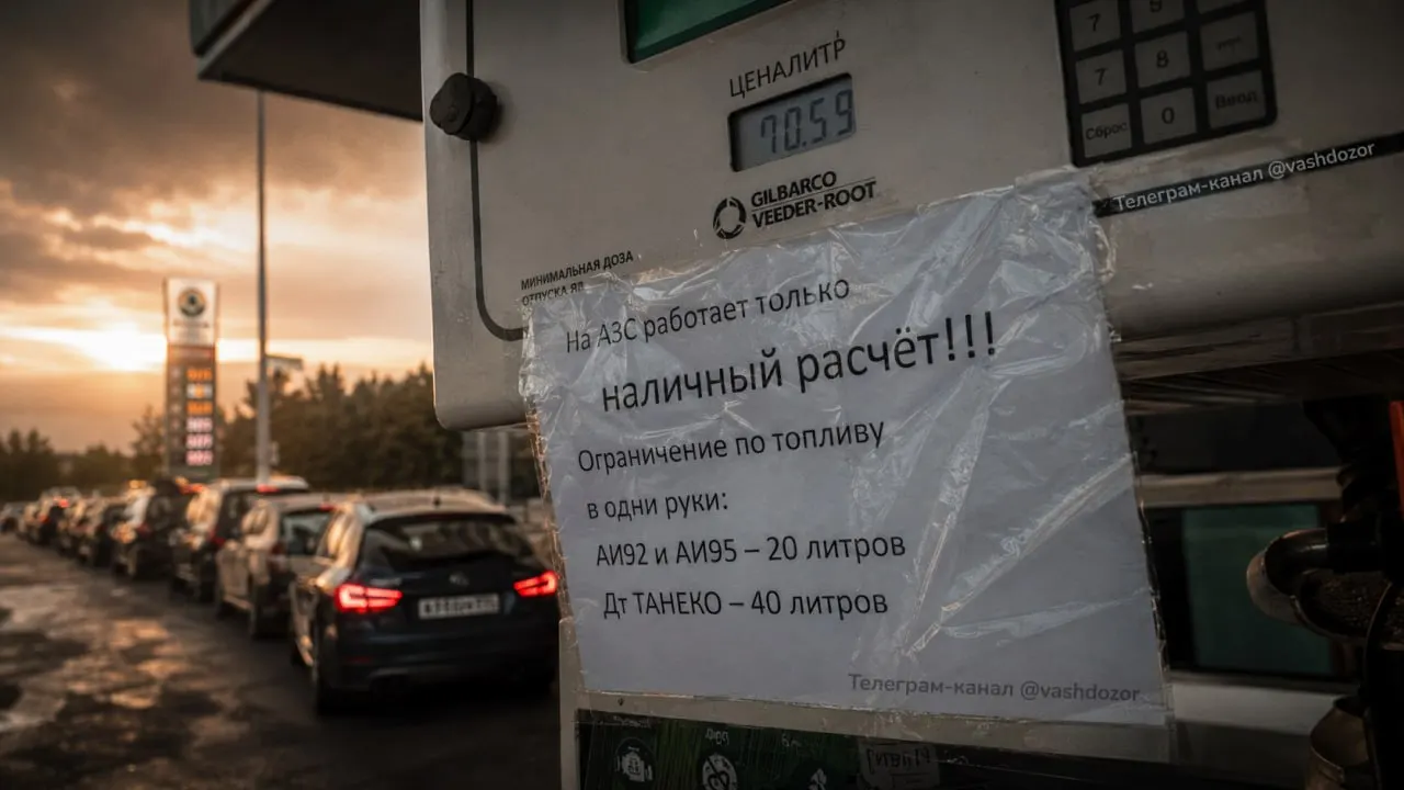 На заправках региона вводят лимиты и исчезают популярные марки топлива — власти говорят о сезонном спросе и логистике, в то время как водители сталкиваются с ограничением в 20 литров и перебоями с АИ‑95.