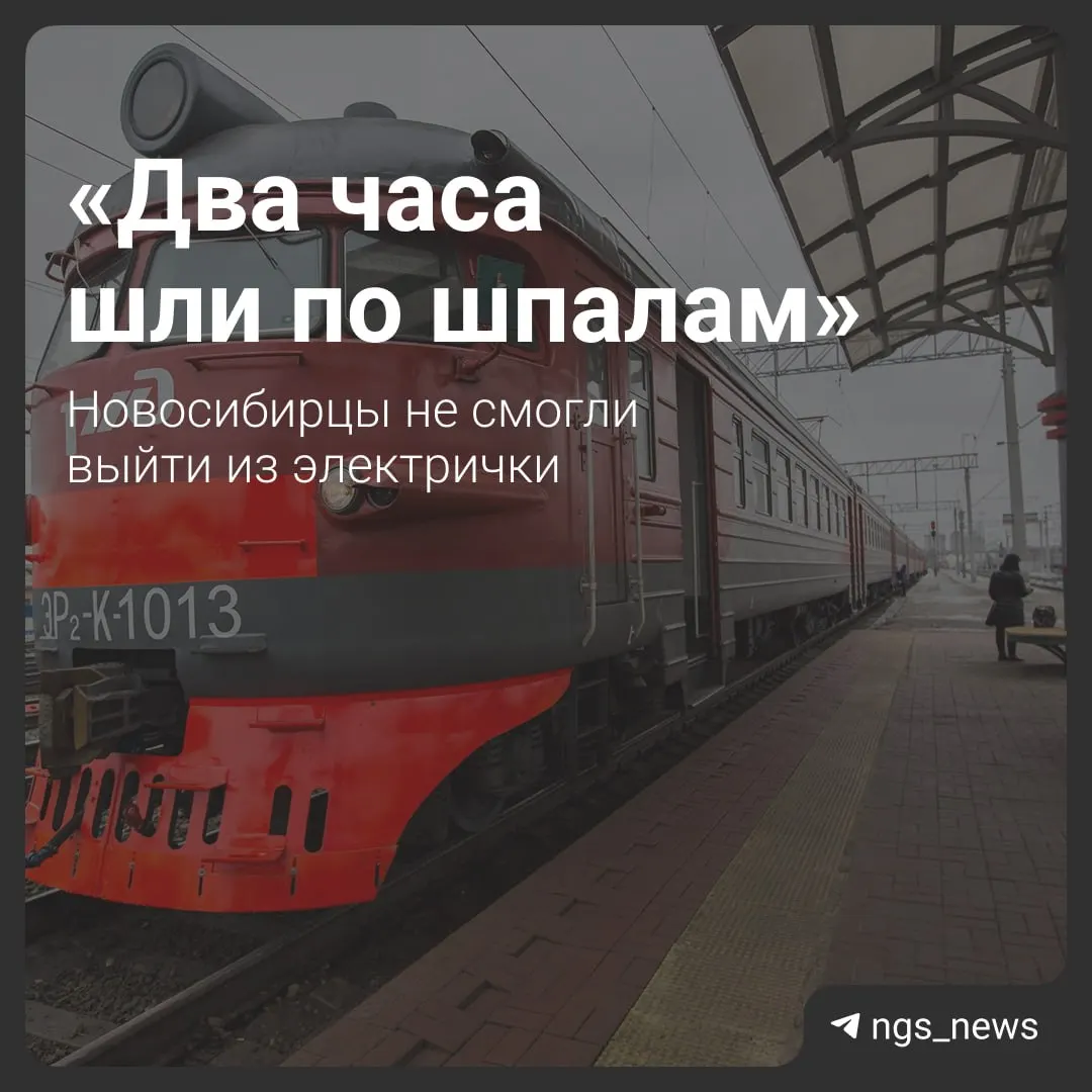 Из‑за того что вагон не доехал до перрона на станции «Дубрава», пассажирам, в том числе пожилым, пришлось выходить на следующей остановке и возвращаться пешком по железнодорожным путям около двух часов.