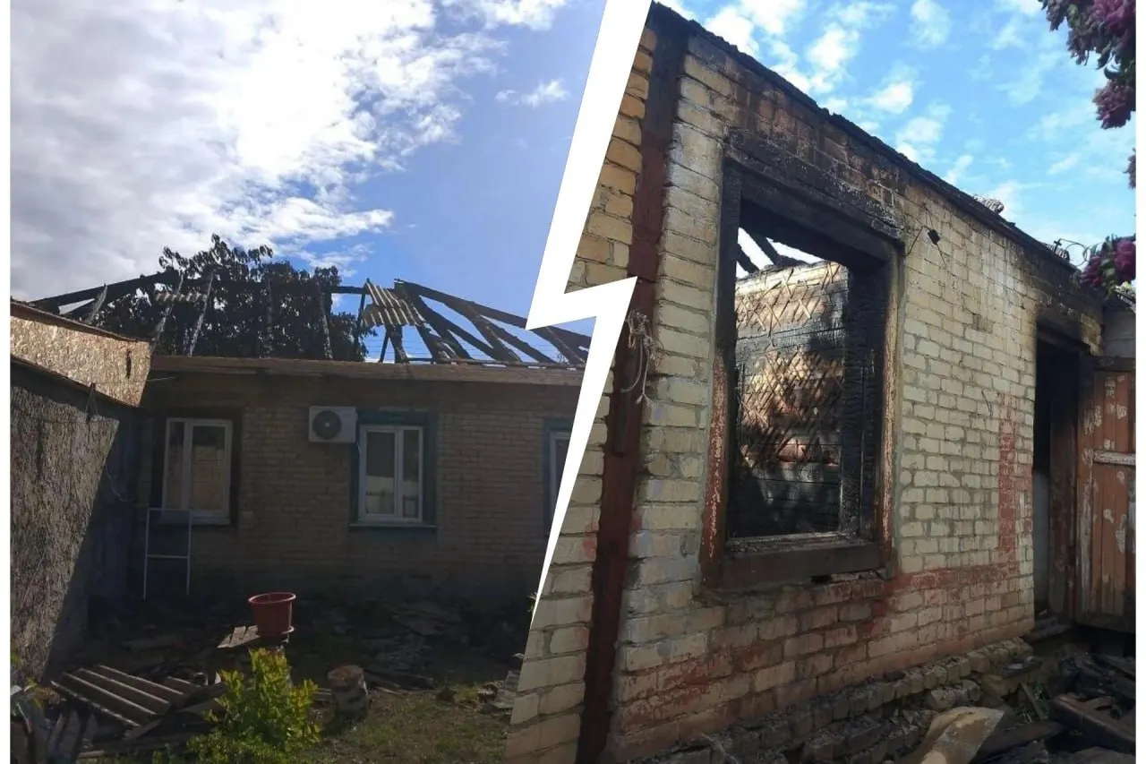 В поселке Гумрак Дзержинского района Волгограда пожар днём 1 июня полностью уничтожил крышу жилья многодетной семьи. Никто не пострадал, жильцы предполагают поджог — полиция проверяет версию.