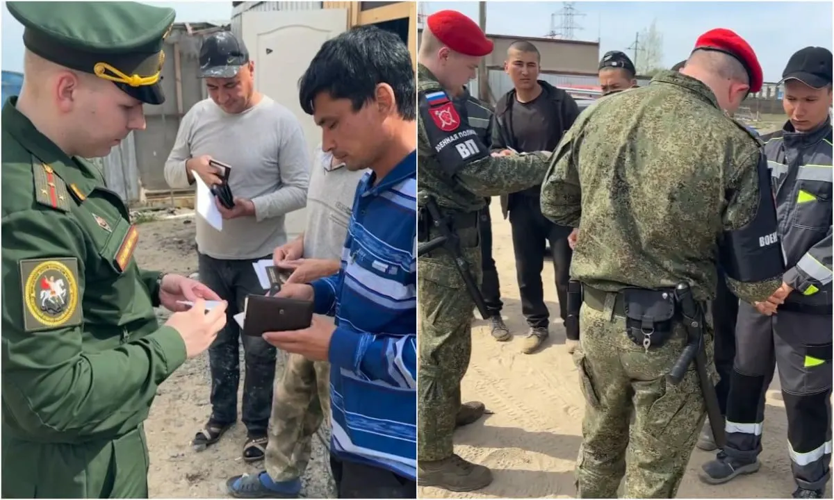 Военные следователи и военная полиция проверили соблюдение миграционного и воинского учёта на строительных площадках — около 30 человек отправлены в военные комиссариаты для постановки на учёт.