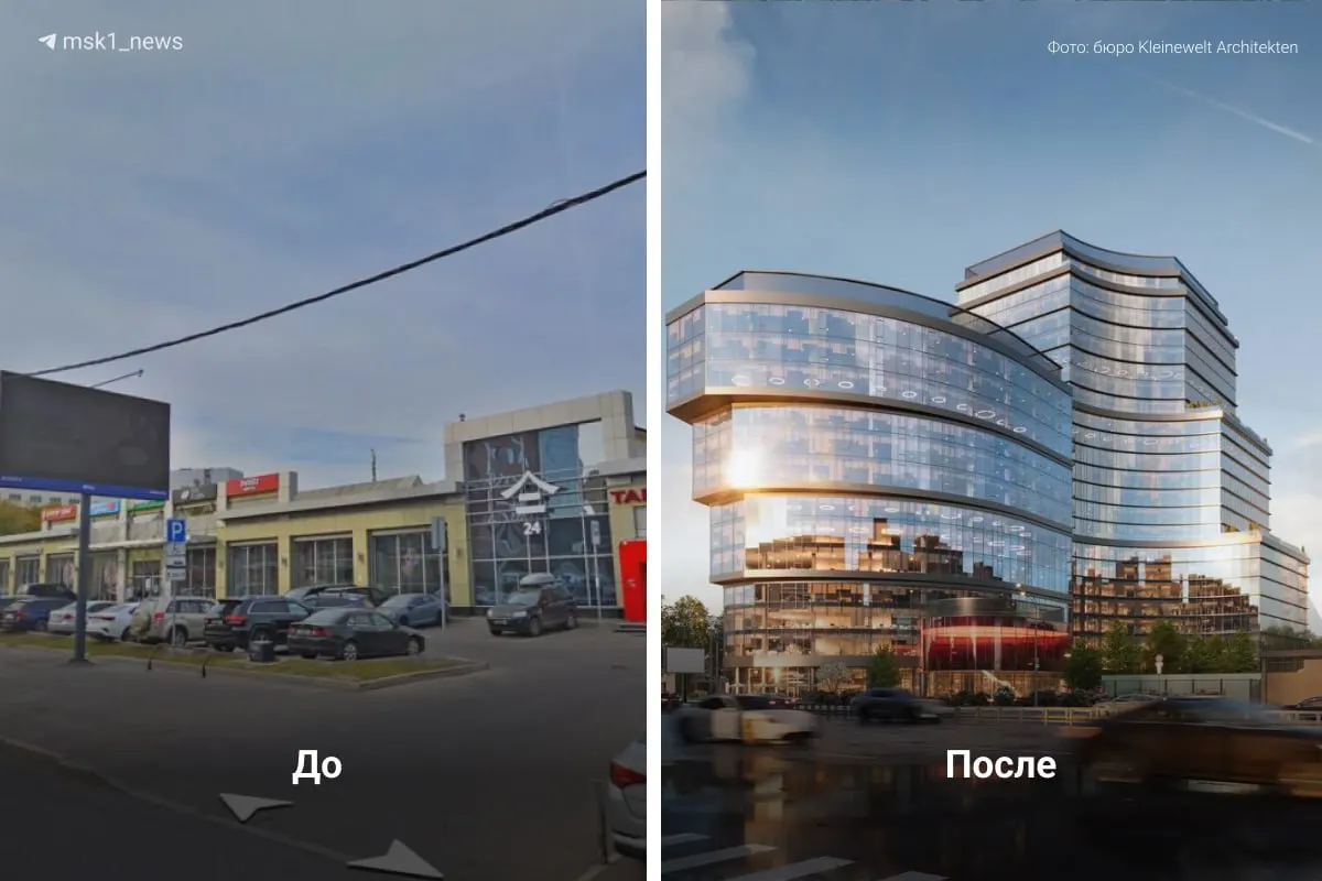 Две башни на 23 и 13 этажей и отдельное здание под ресторан — такой комплекс планируют возвести на Сущёвском валу. Визуализация проекта уже согласована.