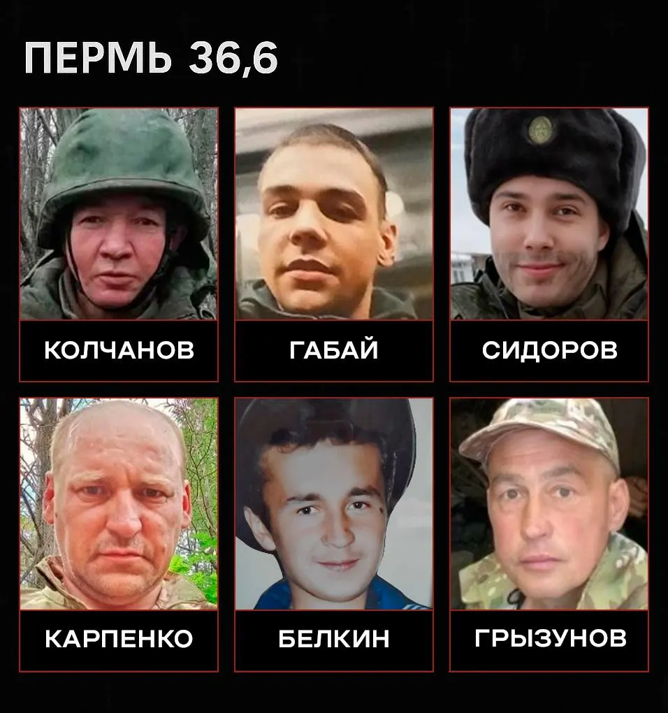 Перечень 12 погибших из Березников и соседних населённых пунктов — имена, возраст, место службы и даты похорон или гибели. По минимальным оценкам, в Пермском крае уже более 6000 погибших.