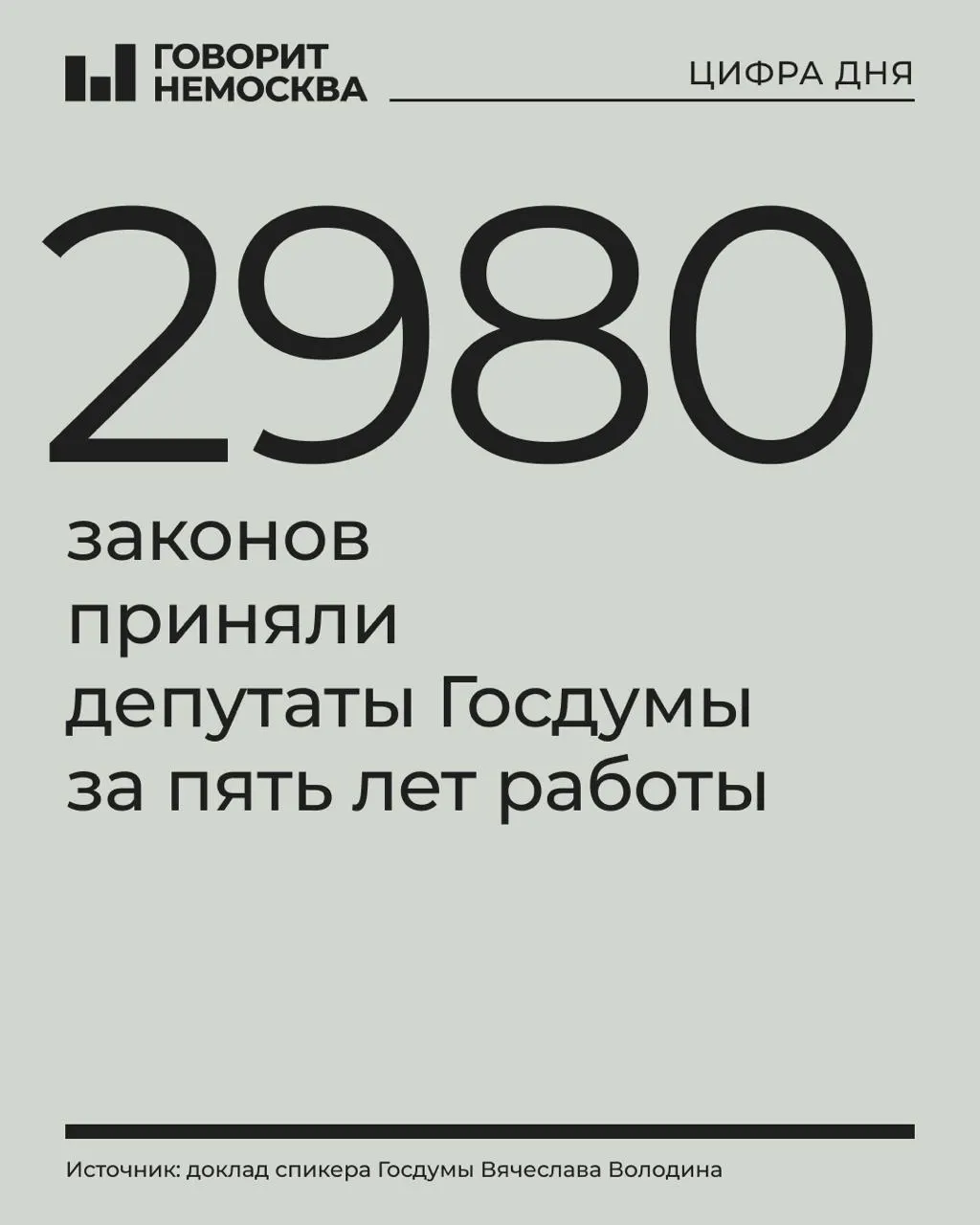 За пять лет Госдума приняла 2 980 федеральных законов: 183 из них были направлены на законодательное обеспечение спецоперации, около 70 — касались присоединения новых территорий; также депутаты поддержали ряд новых идеологических запретов.