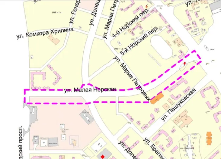 Проект планировки четырехполосной магистрали длиной 1,05 км — от Ленинградского проспекта до Большой Норской — выставят на общественные обсуждения с 28 июля по 3 августа. Дорога рассчитана на 10 тыс. автомобилей в сутки.