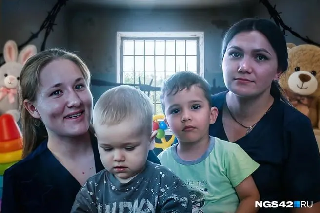 В исправительной колонии №35 в Мариинске действует дом ребёнка — малыши получают питание, медицинскую помощь и занятия, но растут за высоким забором вместе с осуждёнными матерями.