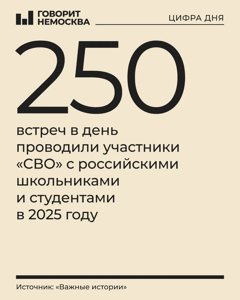 В правительственном докладе говорится о более 45 тысячах встреч школьников и студентов с «героями СВО», около 70 тысячах родительских встреч и открытии порядка 18 тысяч экспозиций, посвящённых СВО.