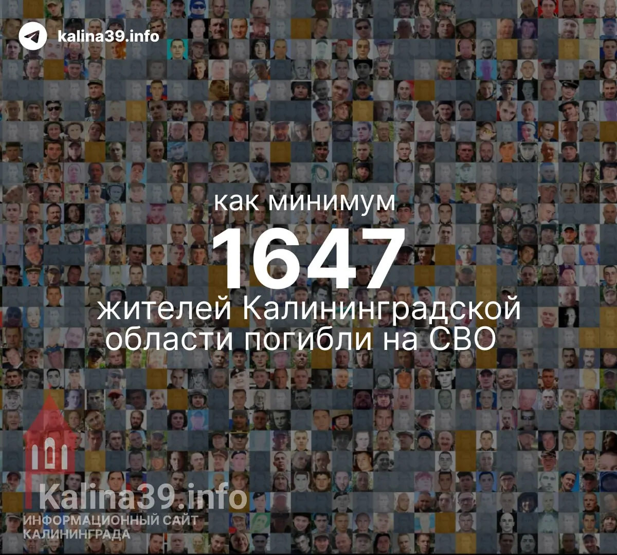 Независимые подсчёты фиксируют минимум 1 647 погибших — на 8 человек больше по сравнению с предыдущей сводкой. Официальной подробной статистики нет.