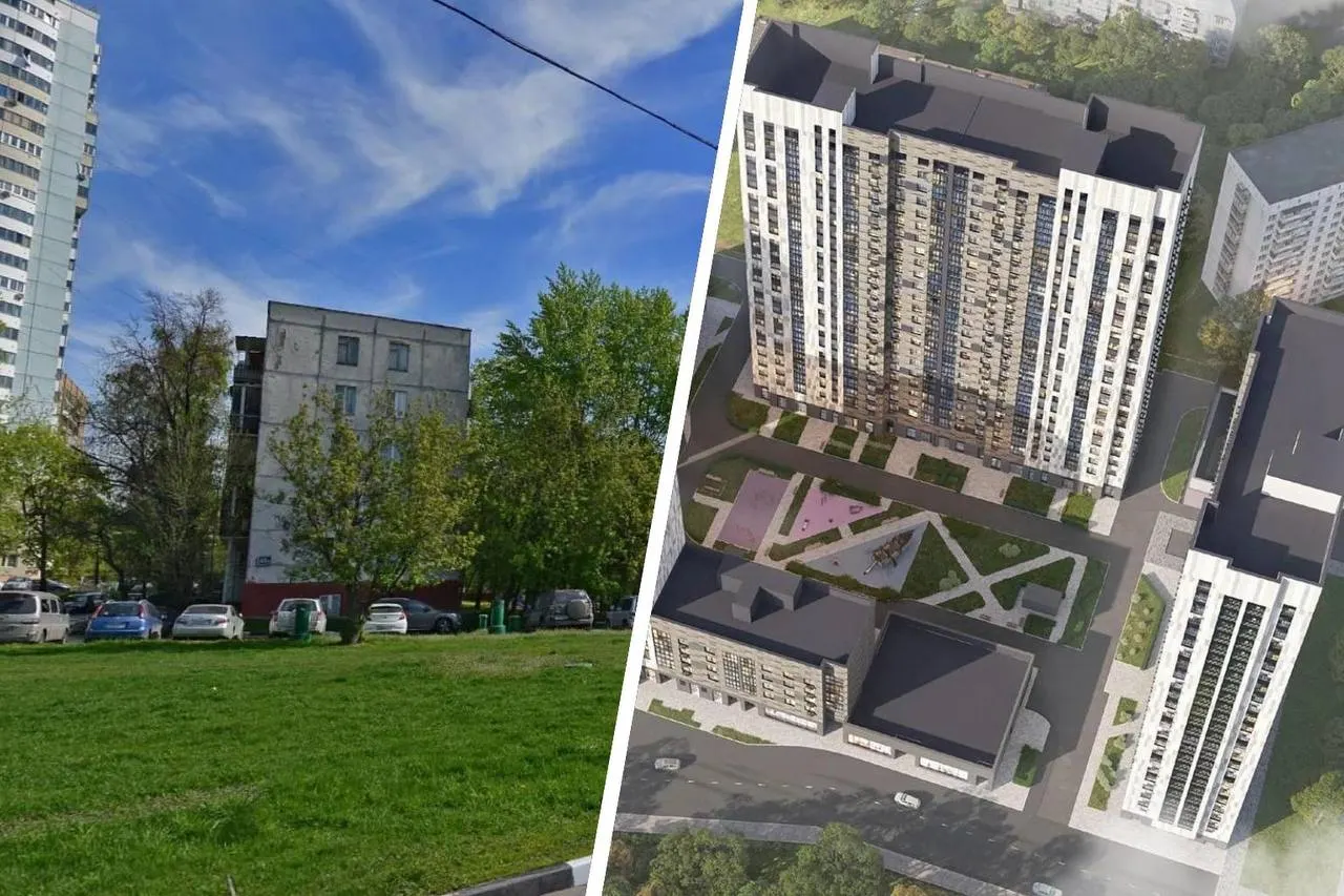 В районе Котловка на юго‑востоке Москвы в рамках реновации заменят 32 старых дома на 16 высотных зданий; на проект планируется потратить почти 60 млрд рублей, переселения пройдут в 2025–2028 годах.