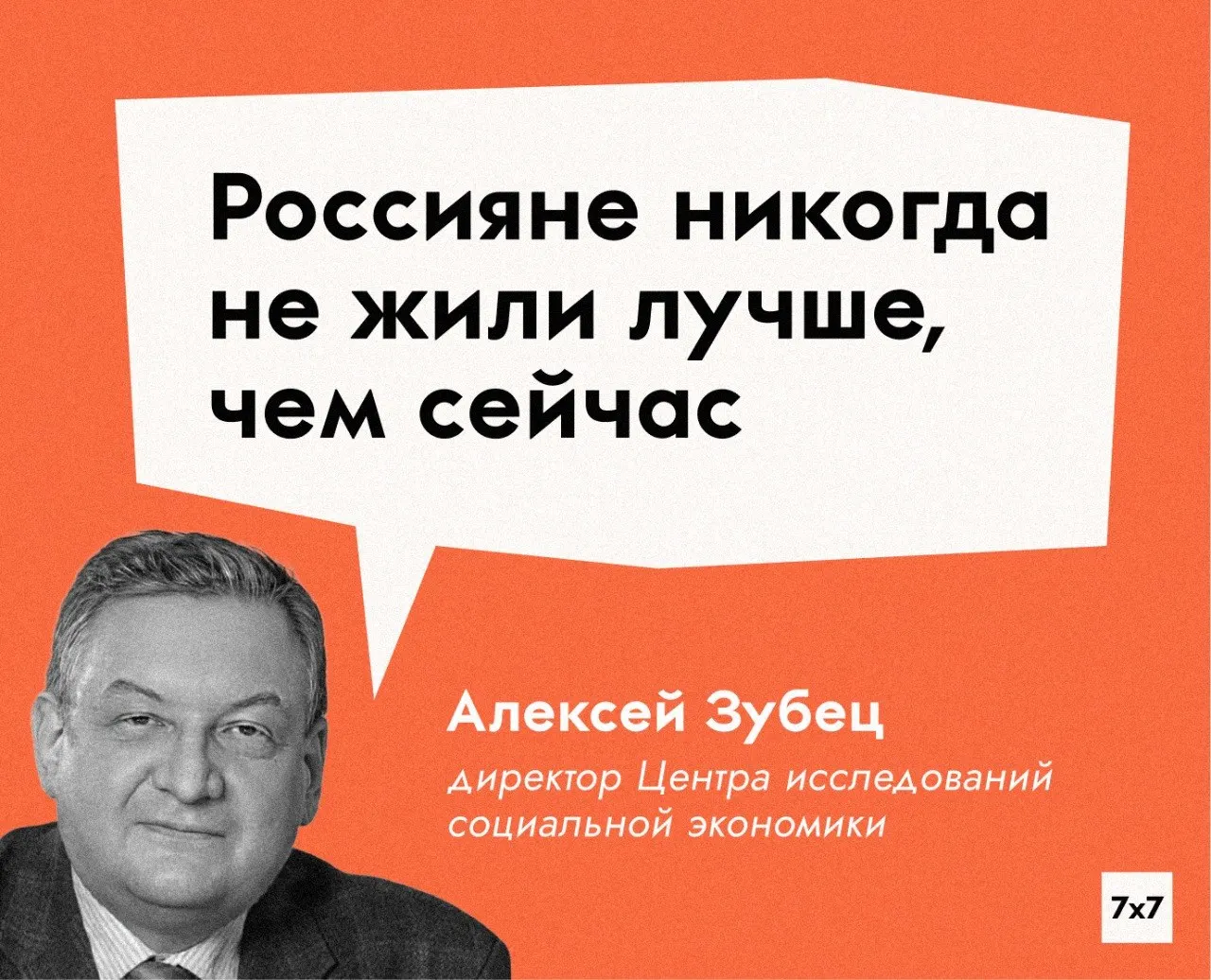 Глава Центра исследований социальной экономики Алексей Зубец, ссылаясь на данные Росстата, заявил, что покупательная способность россиян по большинству позиций выросла, а снижение заметно лишь по четырём товарам. При этом регионы испытывают экономические трудности из‑за роста цен и дефицита топлива.