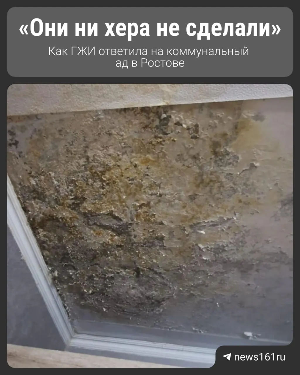 Жильцы дома в Ростове-на-Дону требуют скорейшего ремонта крыши после повторных затоплений; власти пока лишь отписываются.