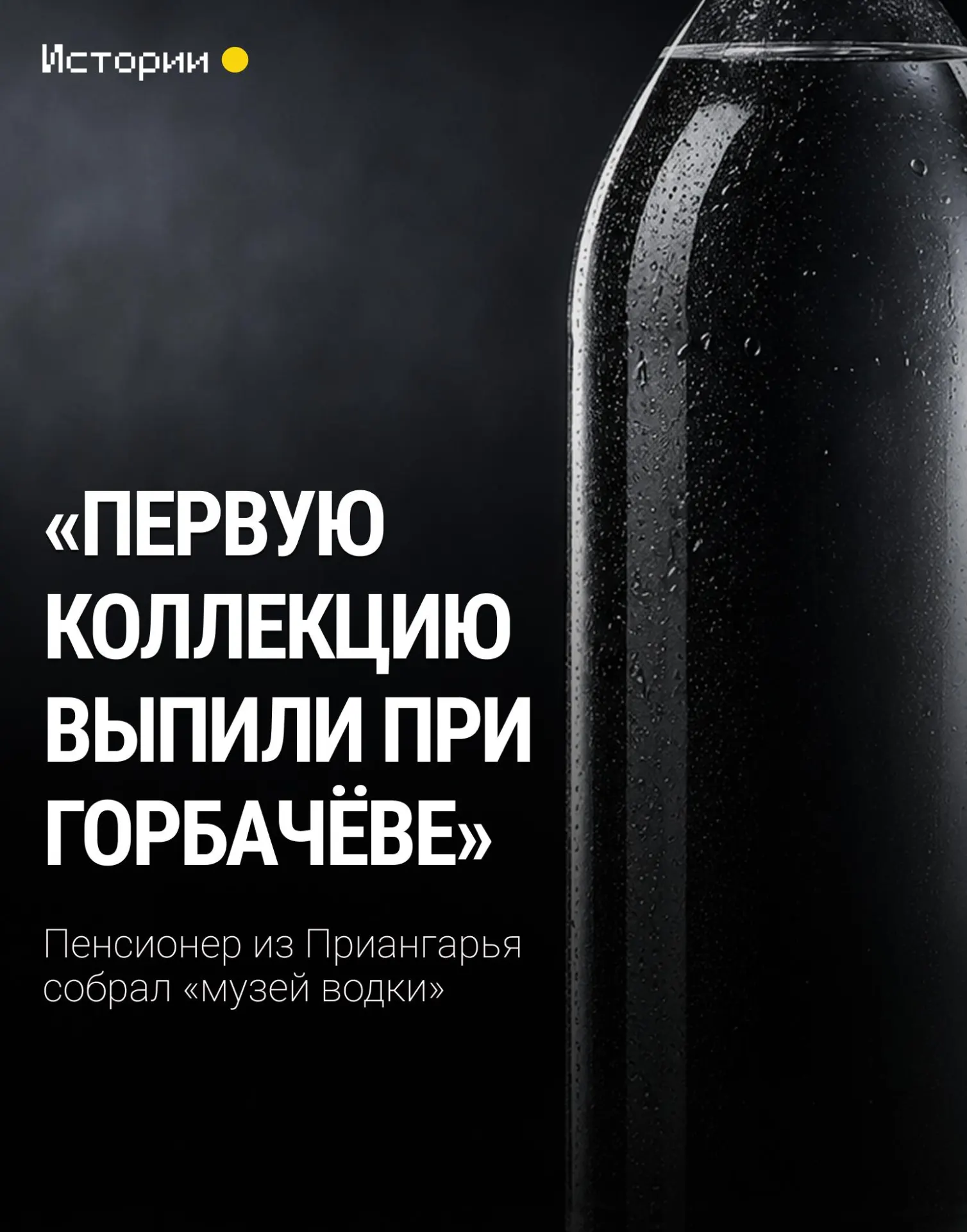 Пенсионер собрал почти три тысячи водочных бутылок и превратил дом в музей своей коллекции.