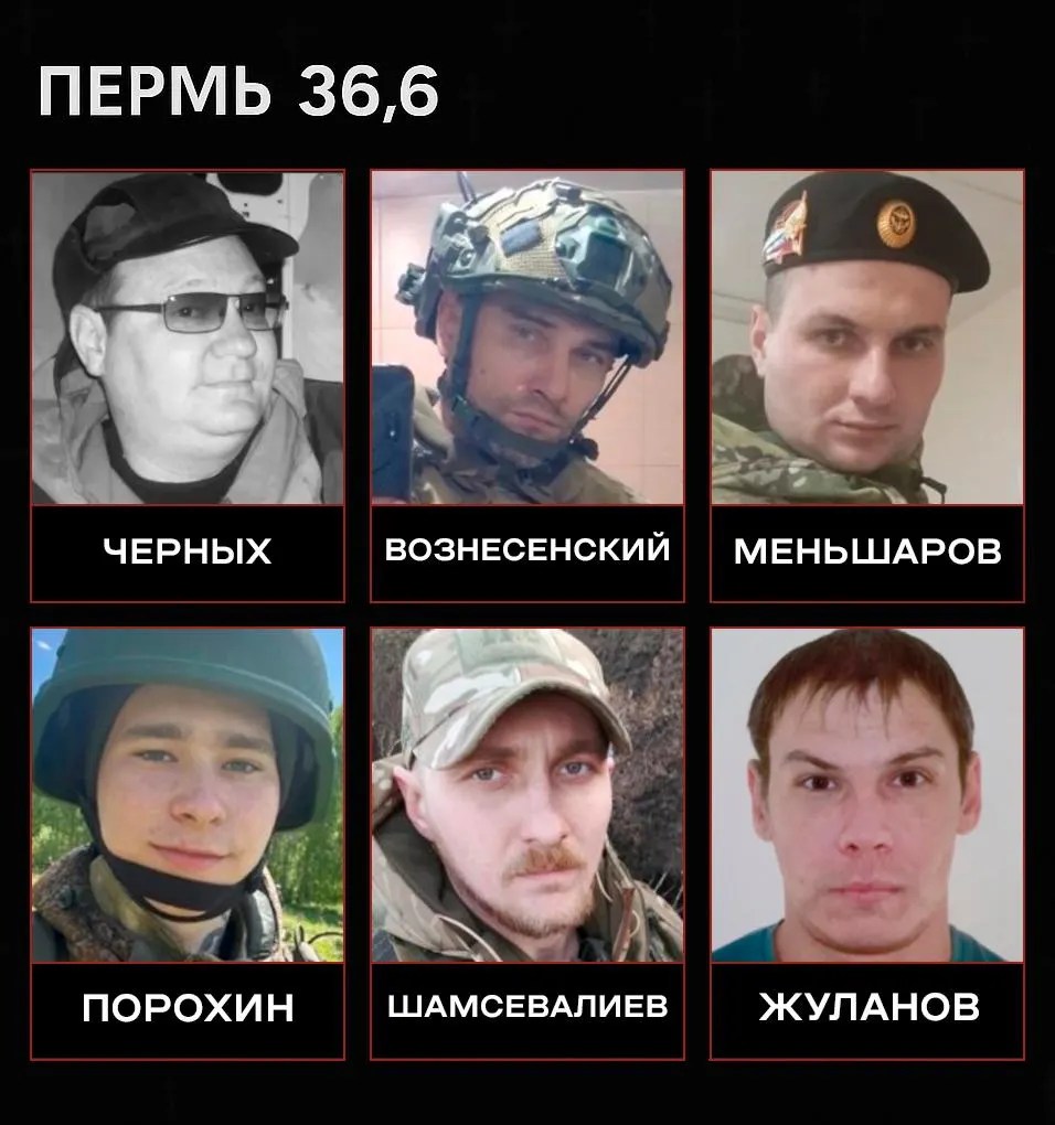 Сводка по погибшим в Березниках и соседних населённых пунктах во время военных действий: имена, возраст, населённые пункты и даты гибели.