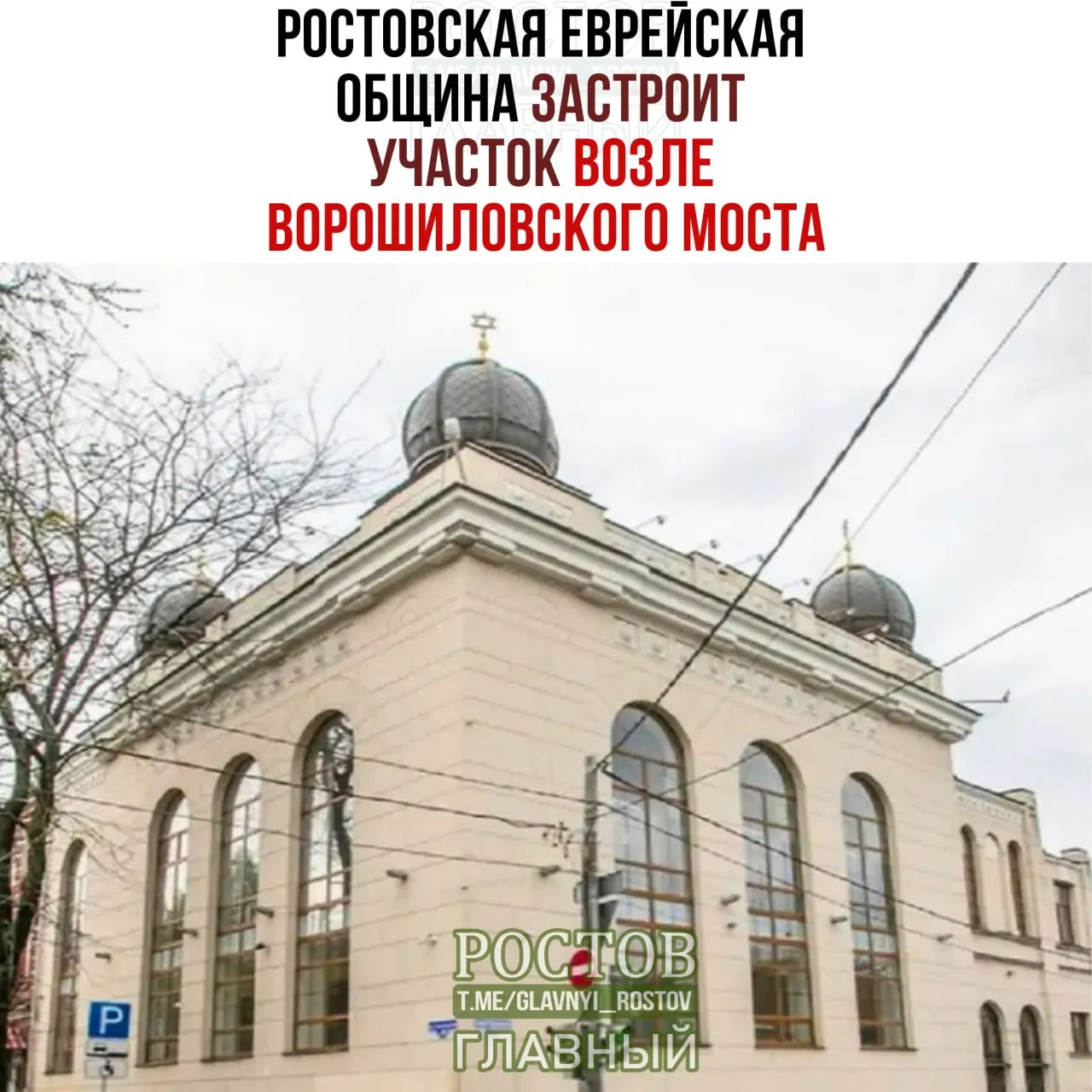 Проект предусматривает создание многофункционального культурного центра еврейской общины в центре Ростова с частичным сносом существующей застройки.