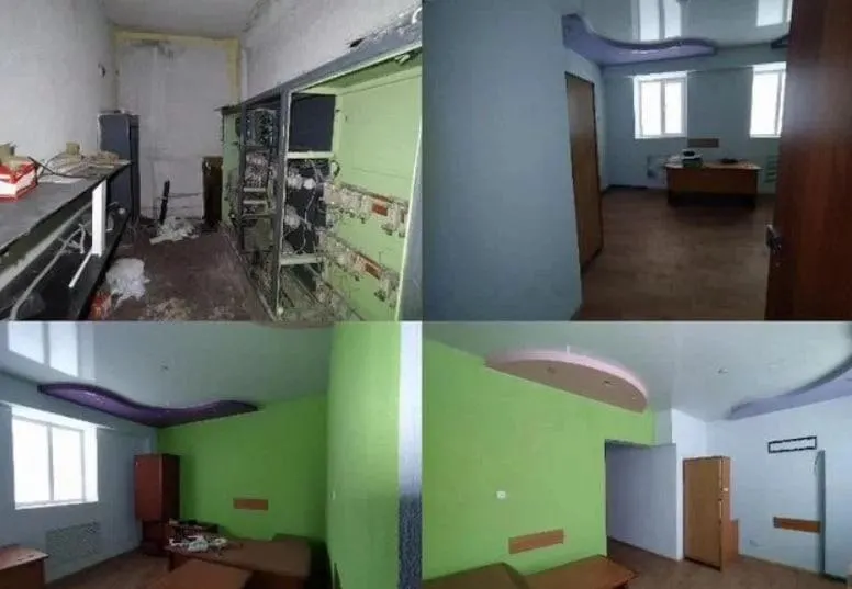На продажу выставлено двухэтажное здание старой сауны с адресом на ул. Российская 43/13. Объект требует ремонта; торги составляют 12 миллионов рублей. Рассматриваются варианты использования под квест или восстановление.