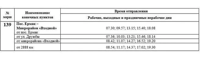 С 1 по 30 сентября дачные автобусы будут курсировать три раза в неделю, включая праздничные дни; для маршрута №139 изменено время отправления и частота рейсов.