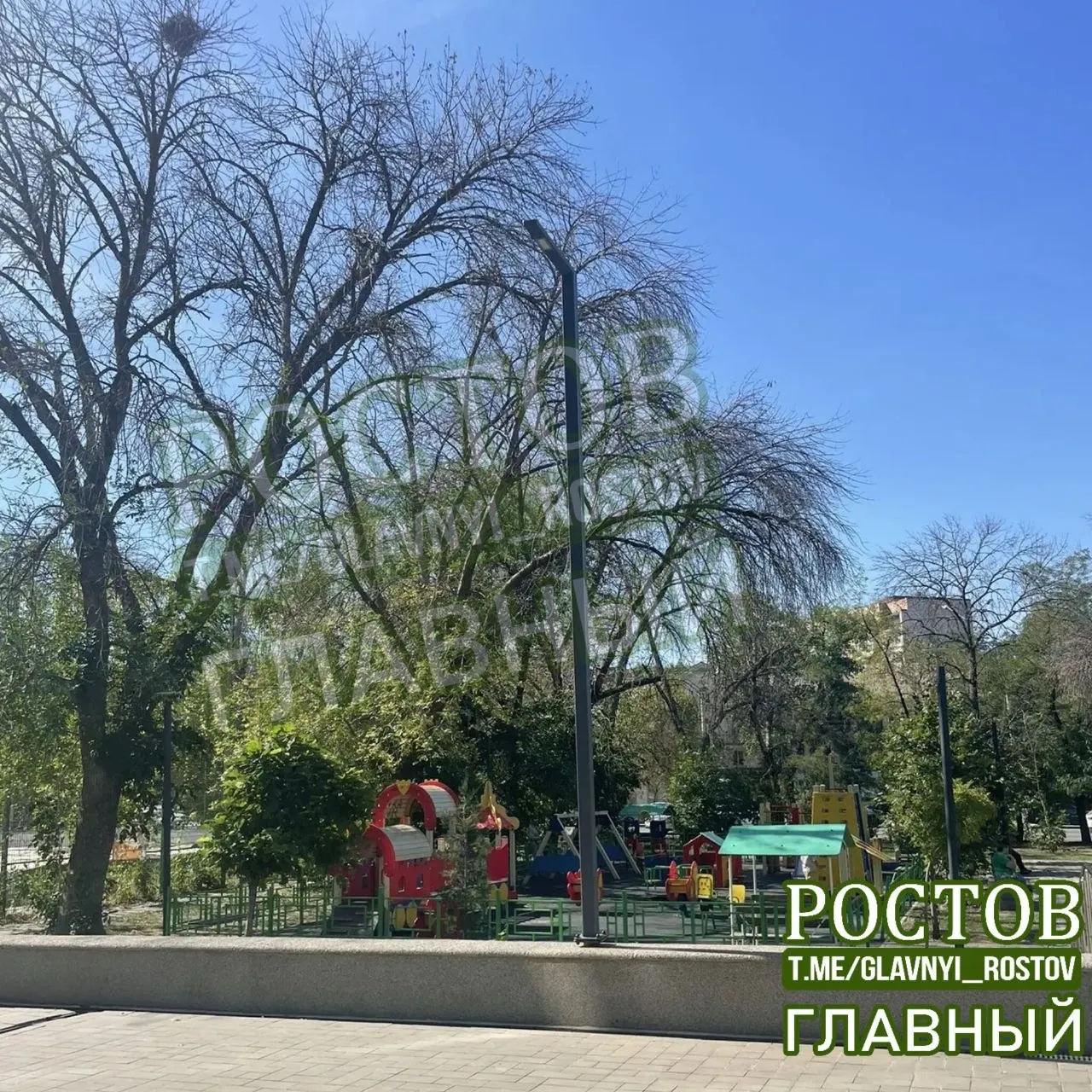 Жительница рассказала, что неоднократно просила управляющую организацию убрать опасные деревья, но действий не последовало; дети продолжают играть под угрозой.