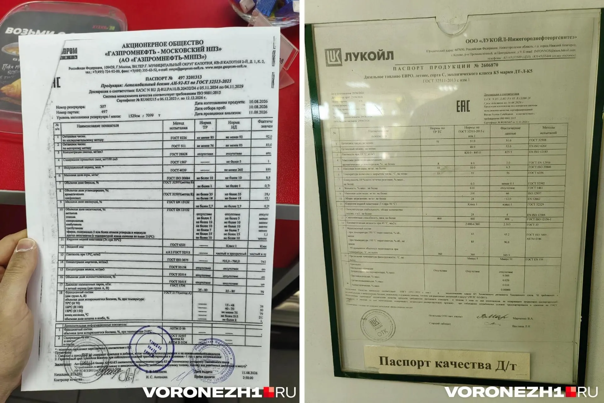 Разбор возможных причин просроченных паспортов качества топлива и причин выдачи устаревших документов на заправках.