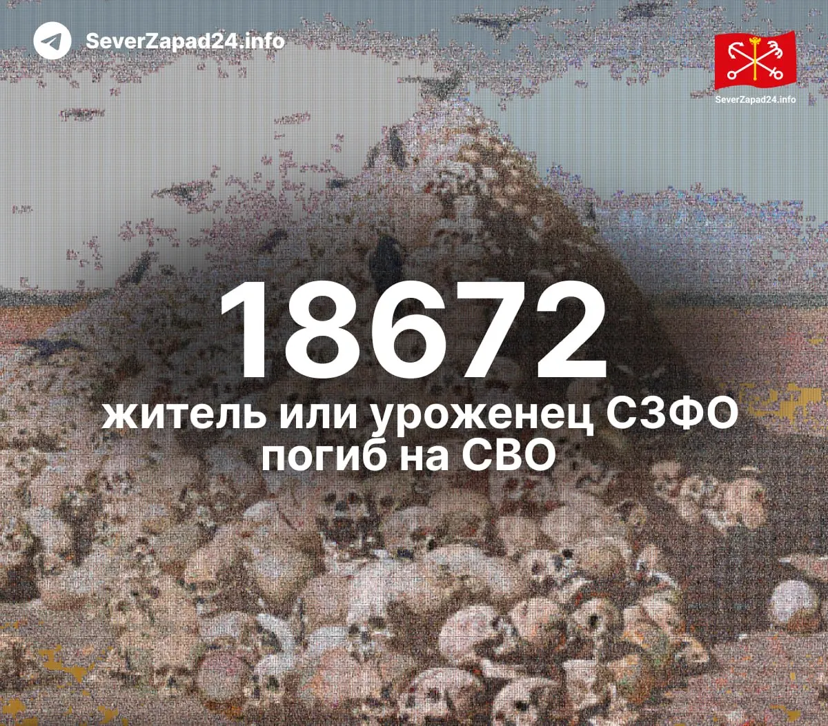 По регионам СЗФО зафиксированы значительные потери; обновления будут публиковаться еженедельно.
