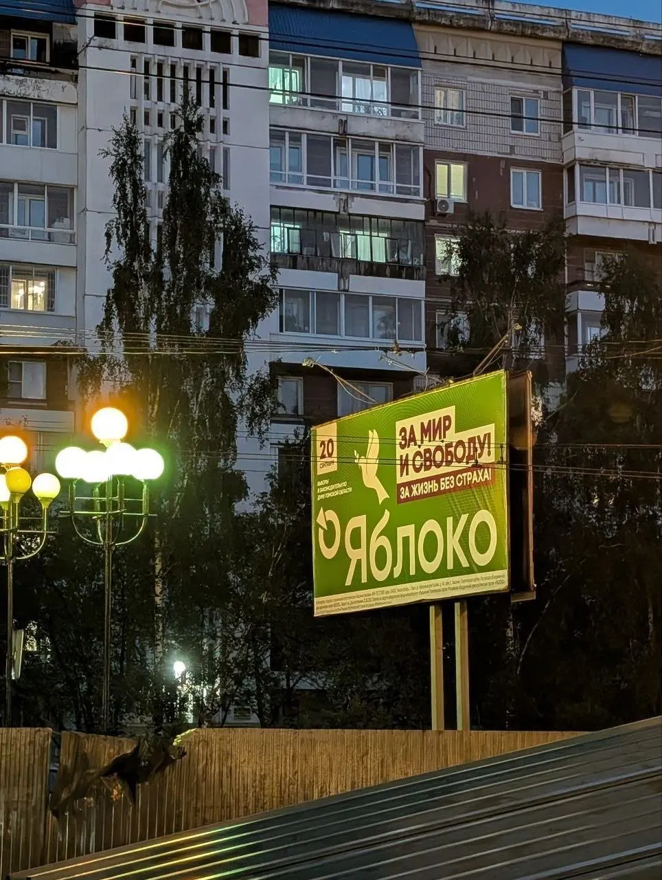 Новосибирский суд будет рассматривать апелляцию на отмену регистрации списка «Яблоко» на выборах в Томской области.