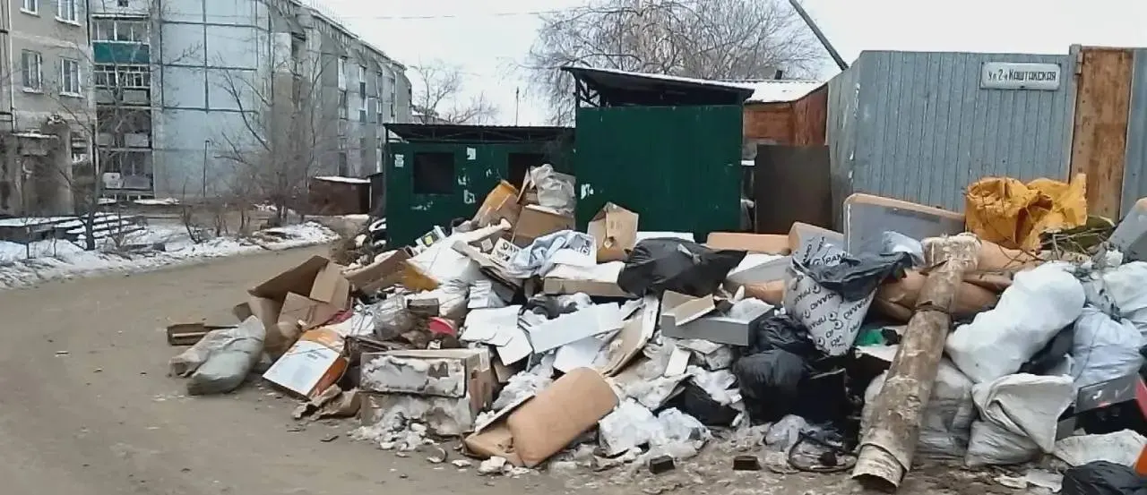 Жители жалуются на крупную свалку возле контейнерной площадки, проникновение грызунов в квартиры и спор по вывозу мусора между управляющей компанией и региональным оператором.