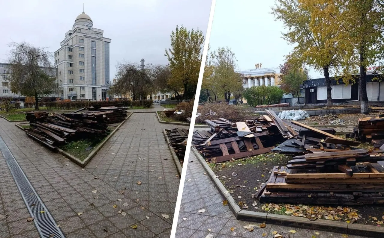 Беседки в центре Читы демонтировали на участке между драмтеатром и памятником Бекетову; рассказываем об их истории и возможных планах на будущее земли.