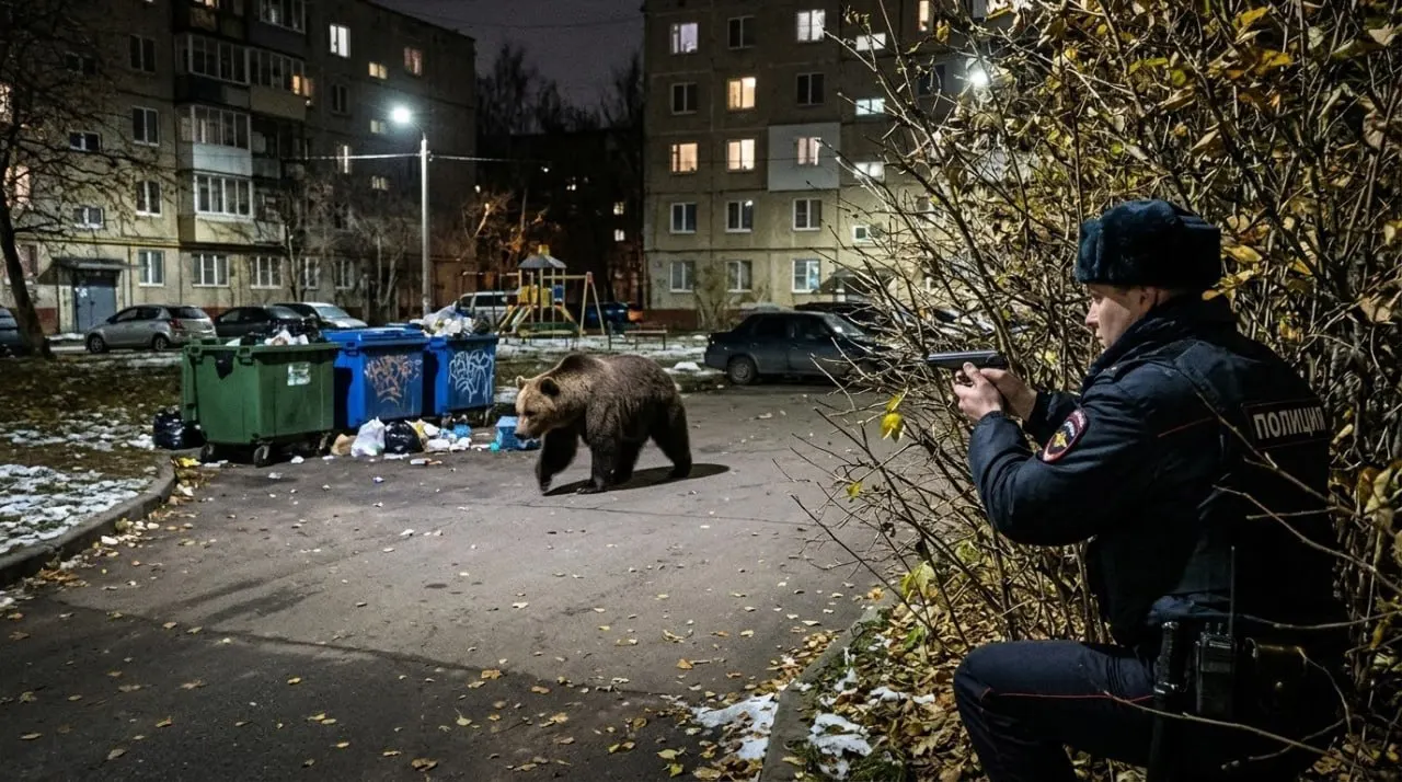 После появления медведя на улице в Западном районе города местные власти принимают меры для обеспечения спокойствия жителей.