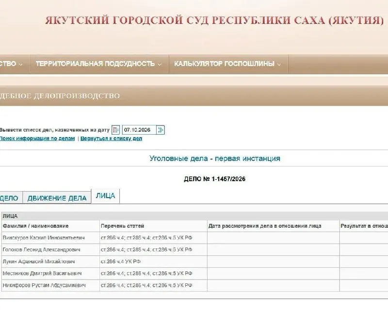 Дело о&nbsp;пытках и&nbsp;смерти задержанного в&nbsp;Якутии направлено в&nbsp;суд