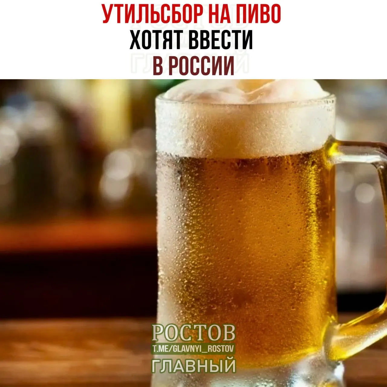 Министерство финансов предложило ввести заградительные пошлины на пиво из недружелюбных стран; за каждый литр иностранного пива планируется взимать дополнительно €5.