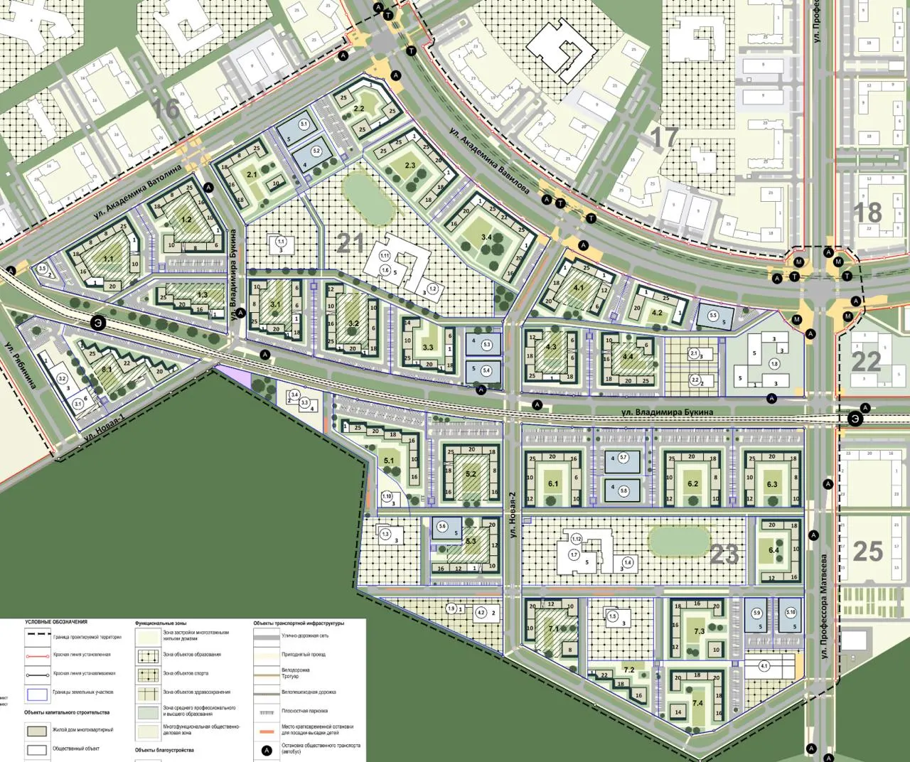 На западе района появятся два микрорайона на 26 тысяч жителей; возведут около 780,3 тыс. кв. м жилья и инфраструктуру, включая детские сады, школы, ФОК и станцию метро.