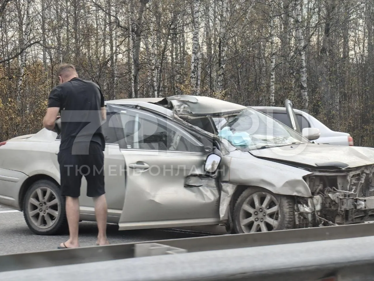 На участке дороги образовалась пробка после ДТП возле деревни Посохова. Подробности уточняются.