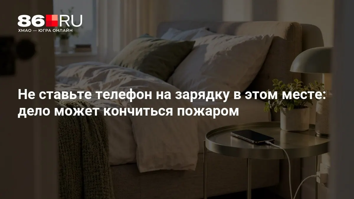 Неправильная зарядка может привести к возгоранию; соблюдайте простые правила безопасности.