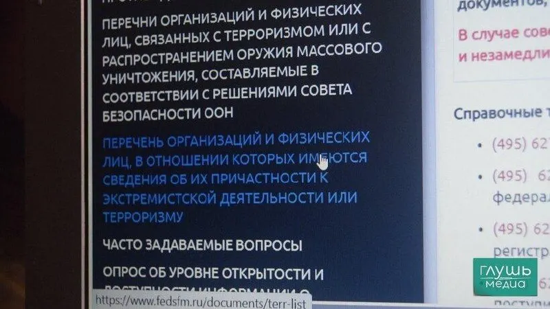 Обновленная информация опубликована на сайте Росфинмониторинга.